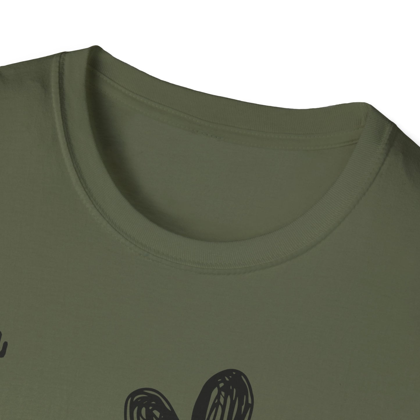 I Love My Church - Three Hearts Black - Softstyle T-Shirt
