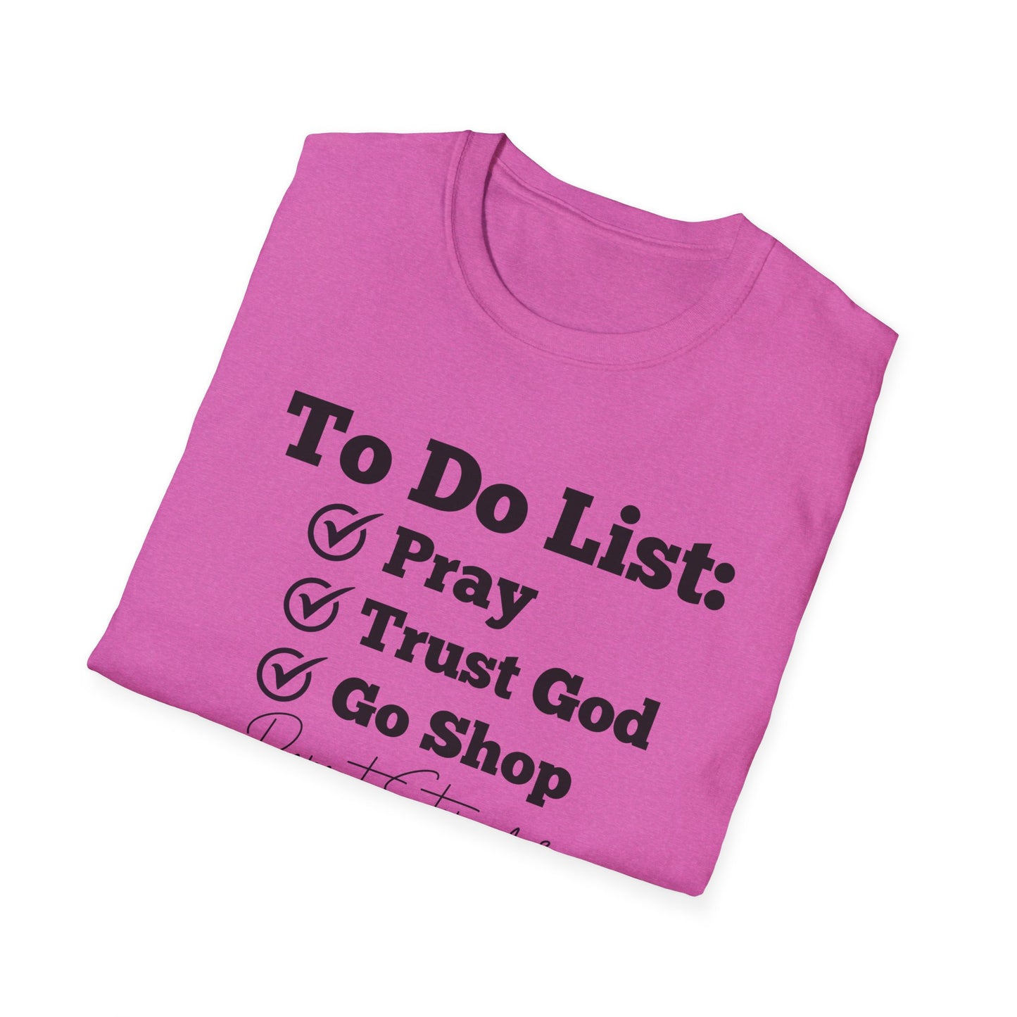 Shopping - To Do List- Softstyle T-Shirt