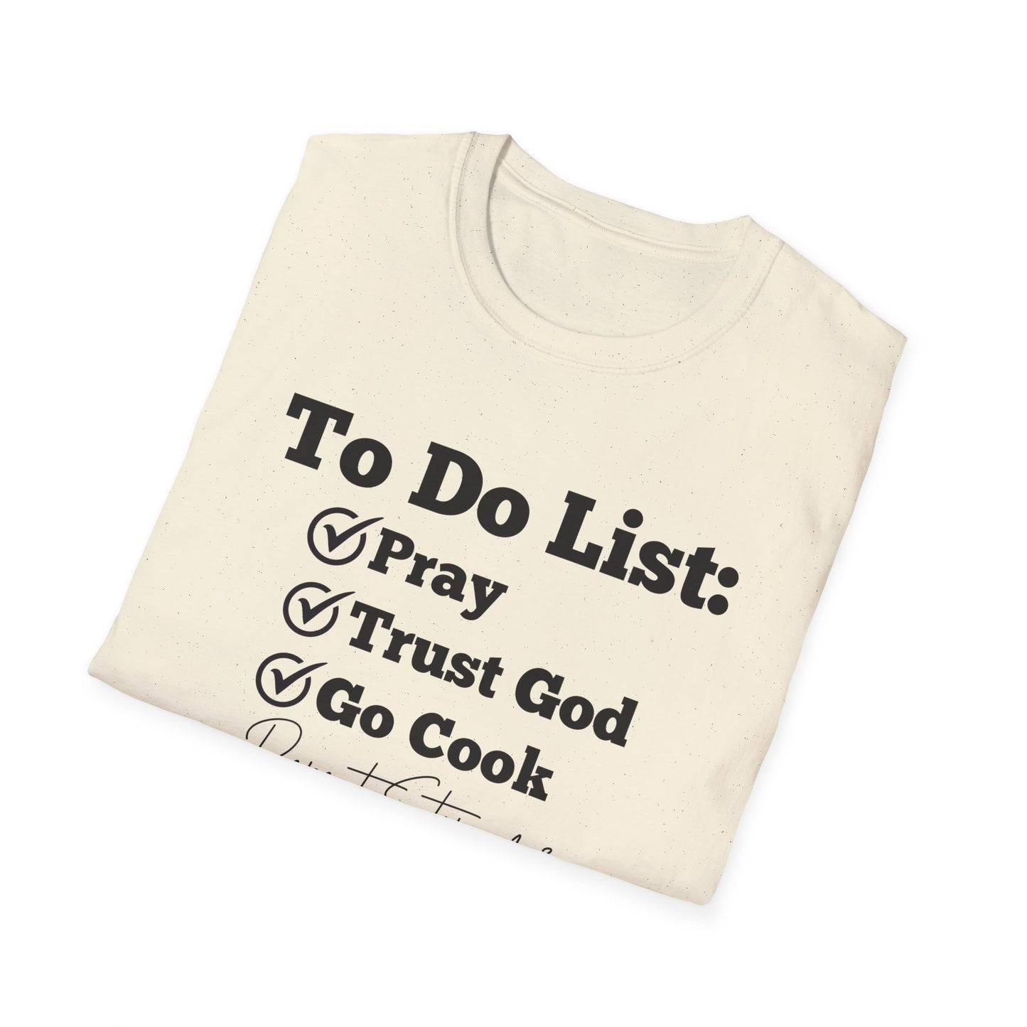 Cooking -To Do List - Softstyle T-Shirt