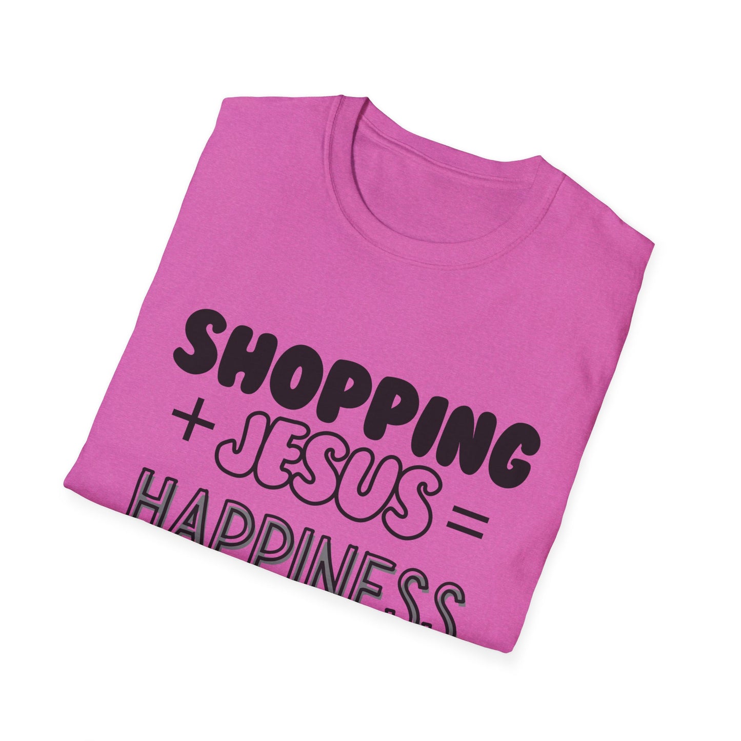 Shopping -Happiness - Softstyle T-Shirt