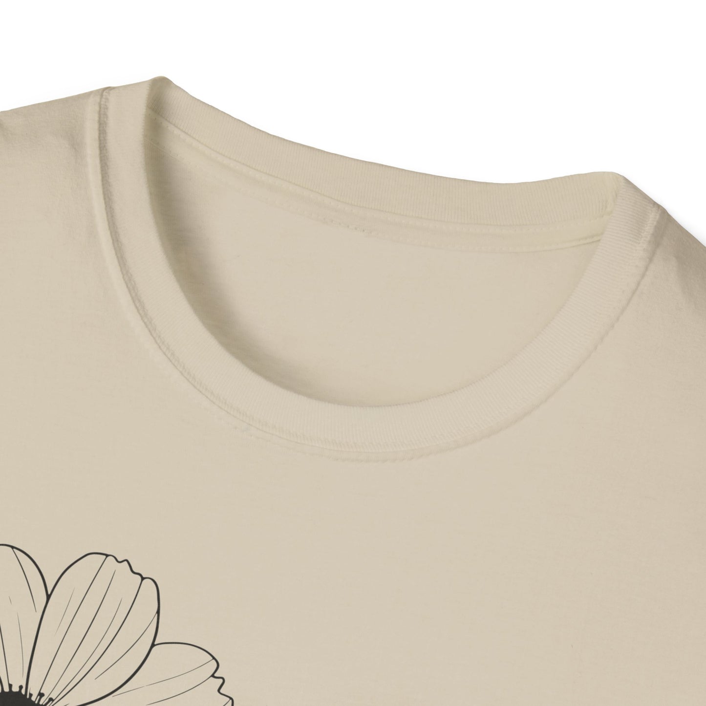 I Love My Church - Floral Single Flower - Softstyle T-Shirt