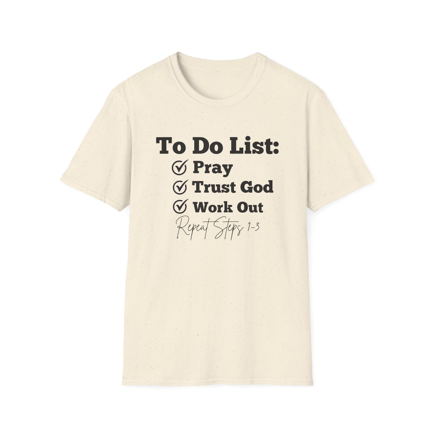 Fitness - To Do List - Softstyle T-Shirt