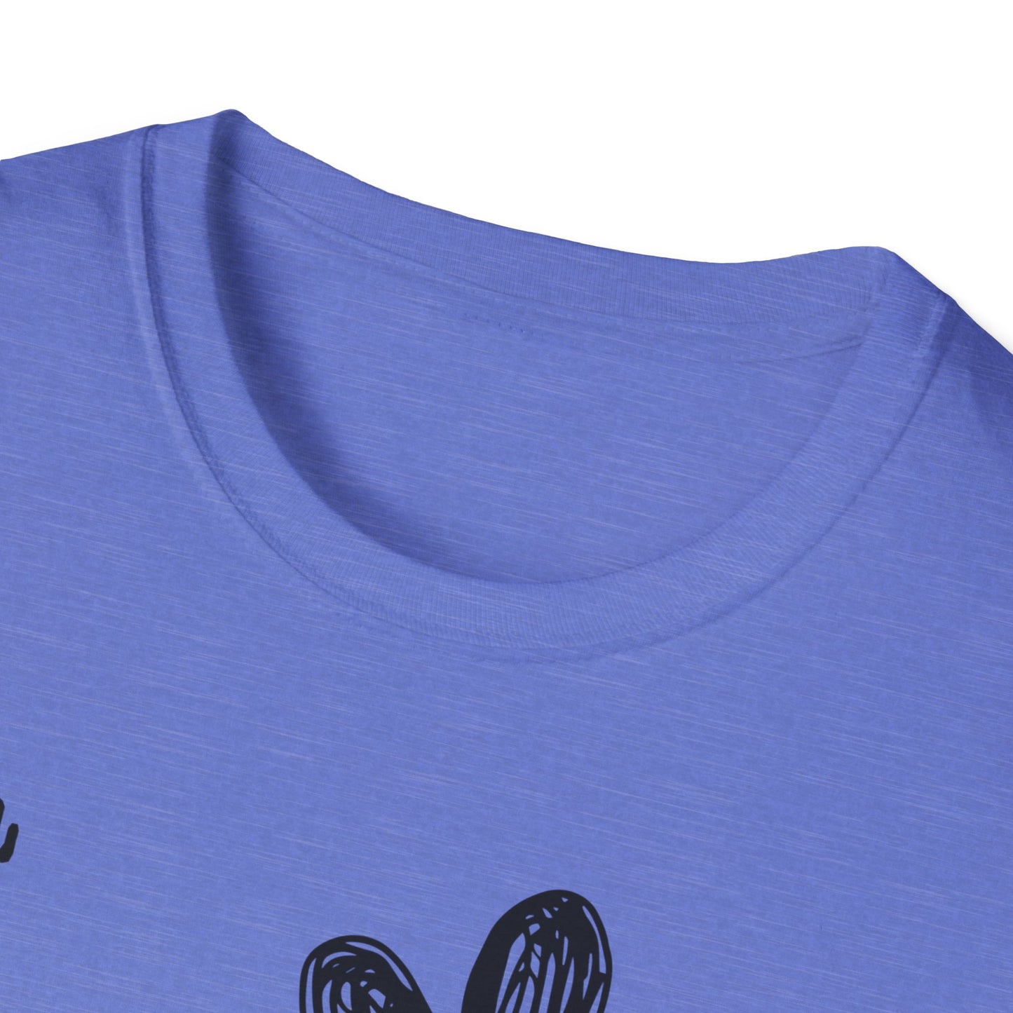 I Love My Church - Three Hearts Black - Softstyle T-Shirt