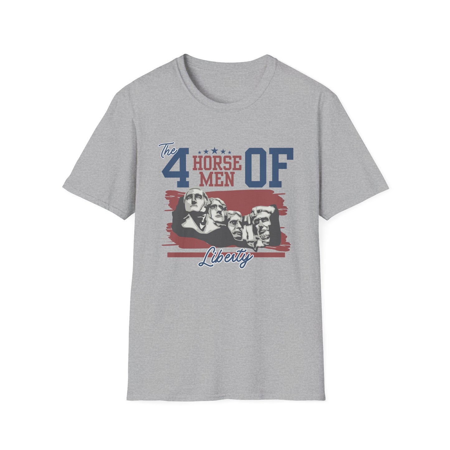 4 Horsemen of Liberty Unisex T-Shirt | Patriotic Tee, Independence Day Shirt, Gift for Veterans, Americana Apparel, Casual Wear