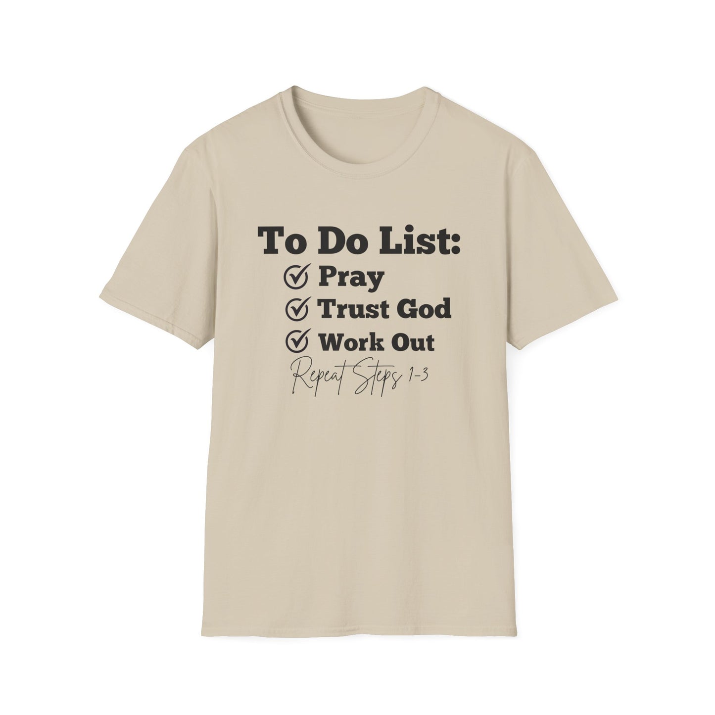 Fitness - To Do List - Softstyle T-Shirt