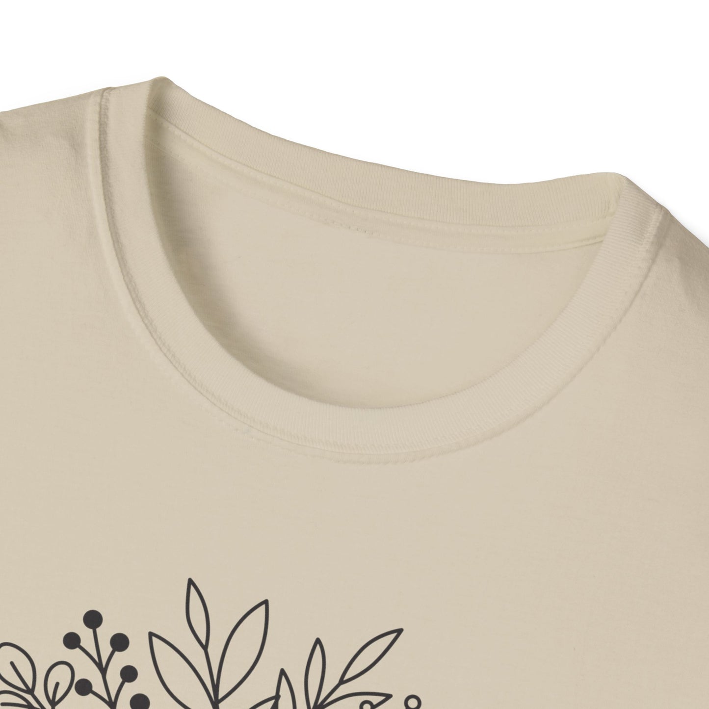 I Love My Church - Floral Design  - Softstyle T-Shirt