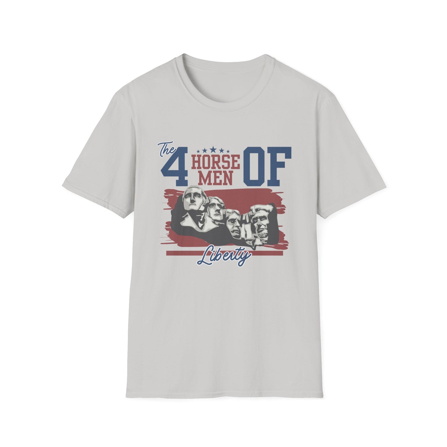 4 Horsemen of Liberty Unisex T-Shirt | Patriotic Tee, Independence Day Shirt, Gift for Veterans, Americana Apparel, Casual Wear