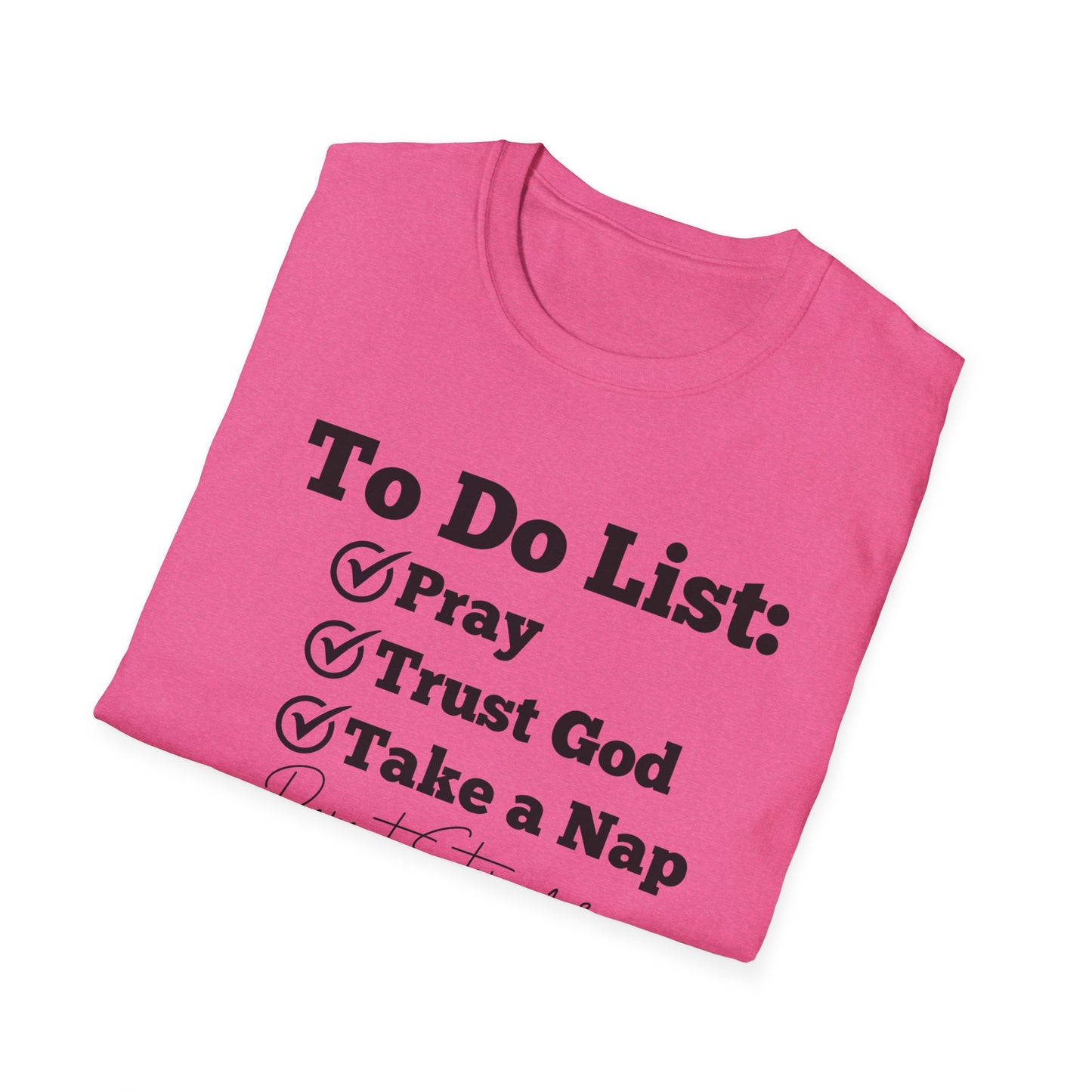 Napping -To Do List- Softstyle T-Shirt