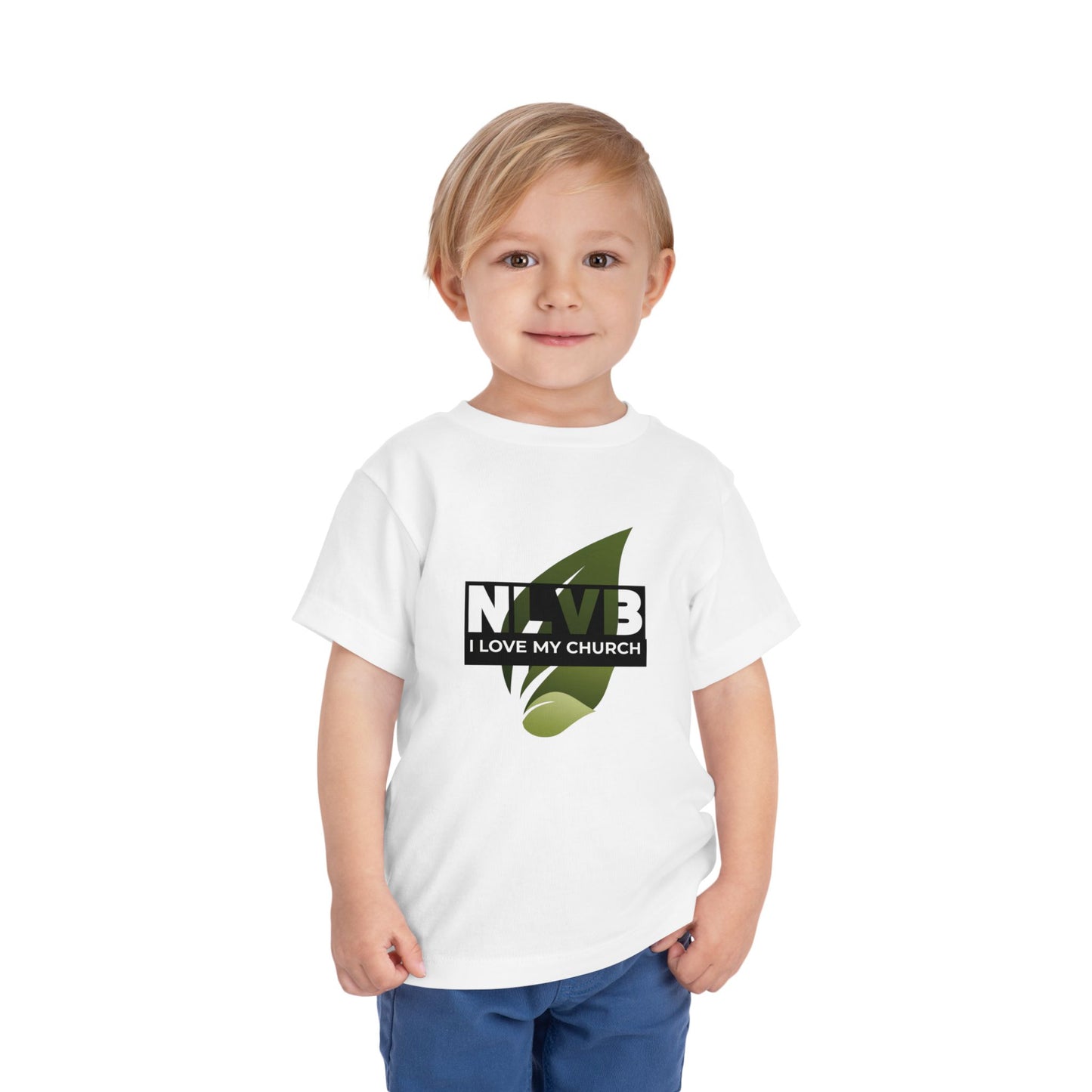 Toddler NLVB Short Sleeve Tee - White Shirt