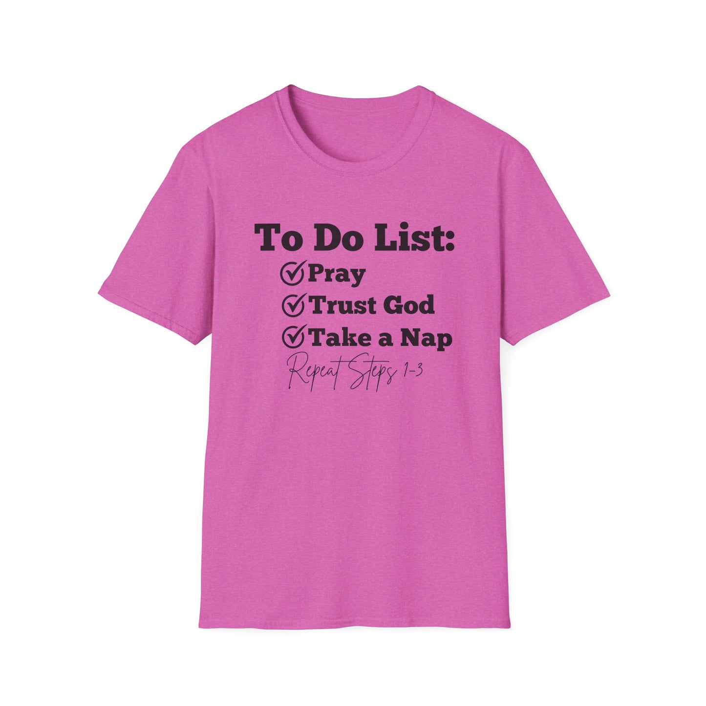 Napping -To Do List- Softstyle T-Shirt