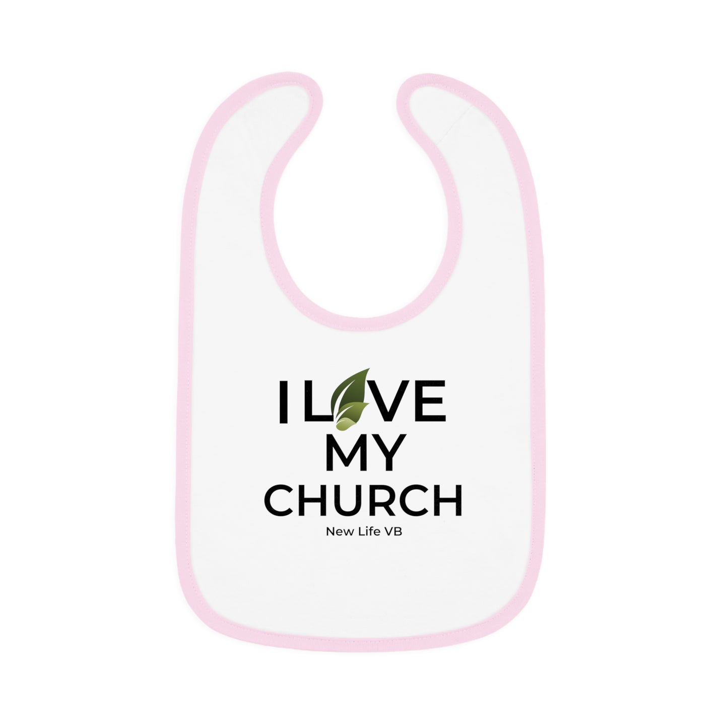 I Love My Church Baby Bib