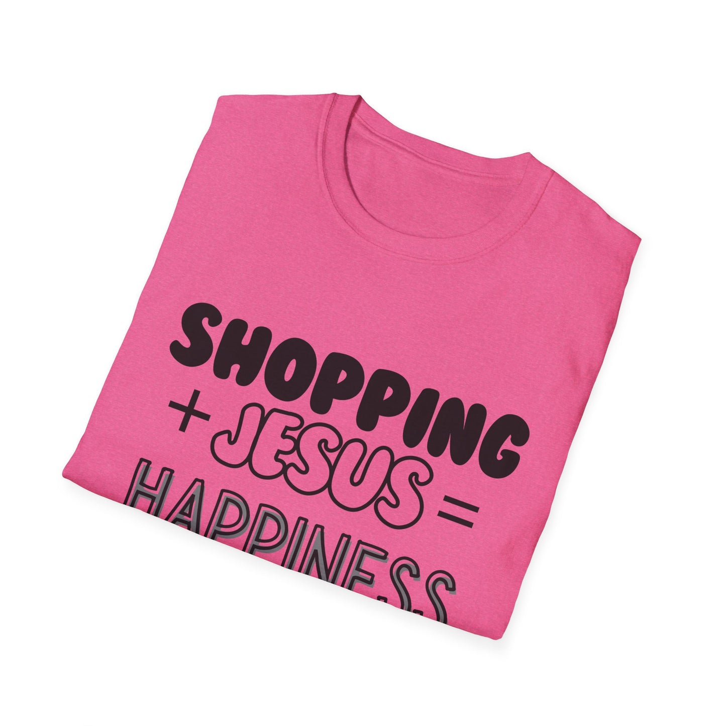 Shopping -Happiness - Softstyle T-Shirt