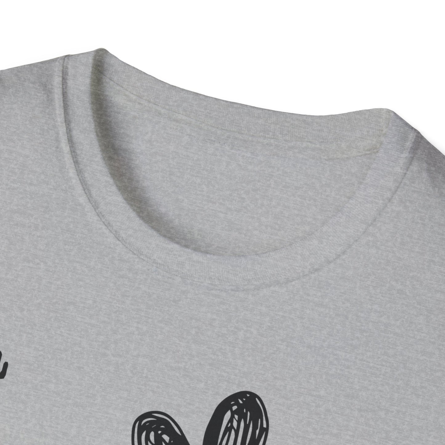 I Love My Church - Three Hearts Black - Softstyle T-Shirt
