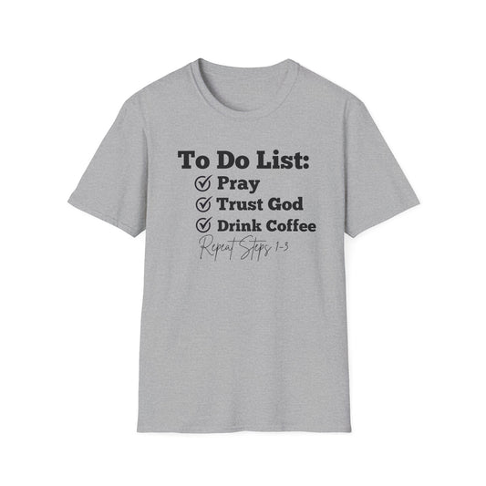 Coffee Lovers - To Do List - Softstyle T-Shirt