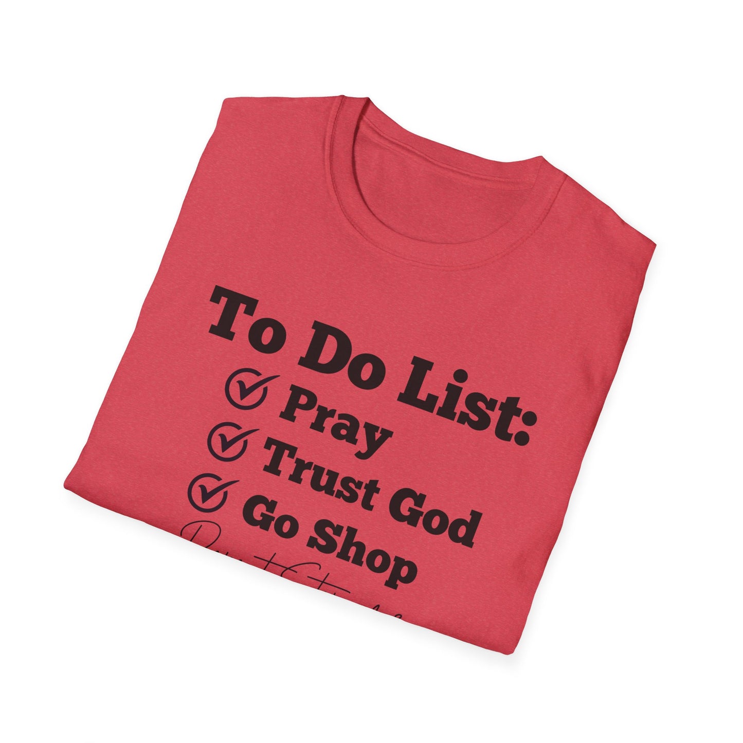 Shopping - To Do List- Softstyle T-Shirt