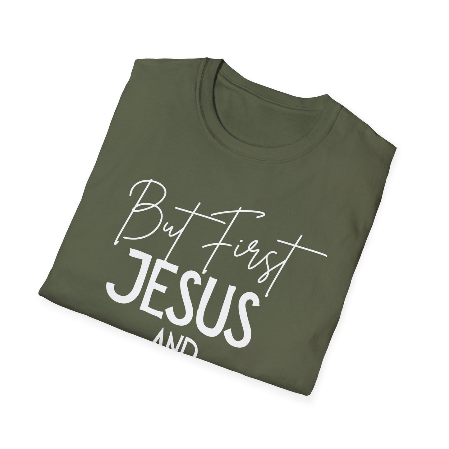 Coffee Lovers - But First - Softstyle T-Shirt