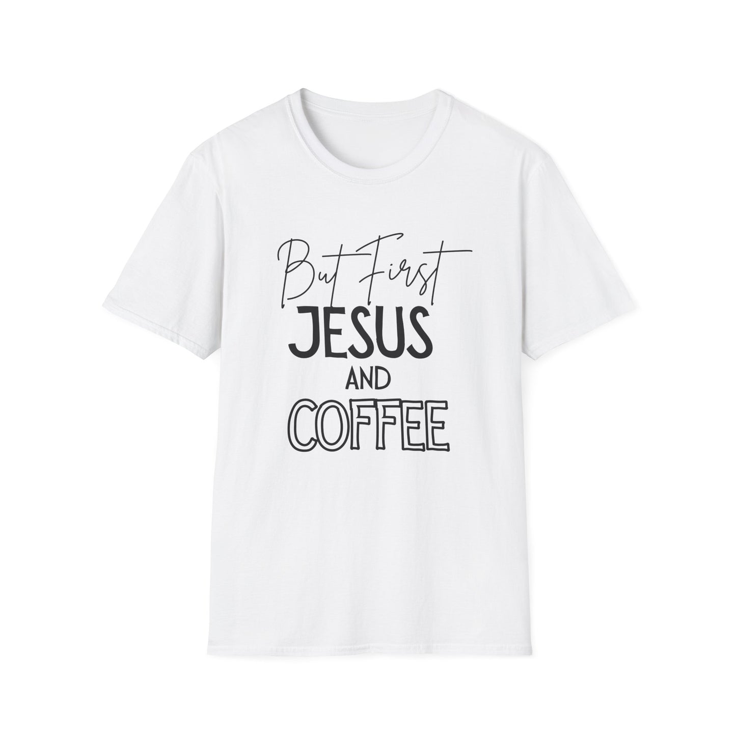 Coffee Lovers - But First - Softstyle T-Shirt