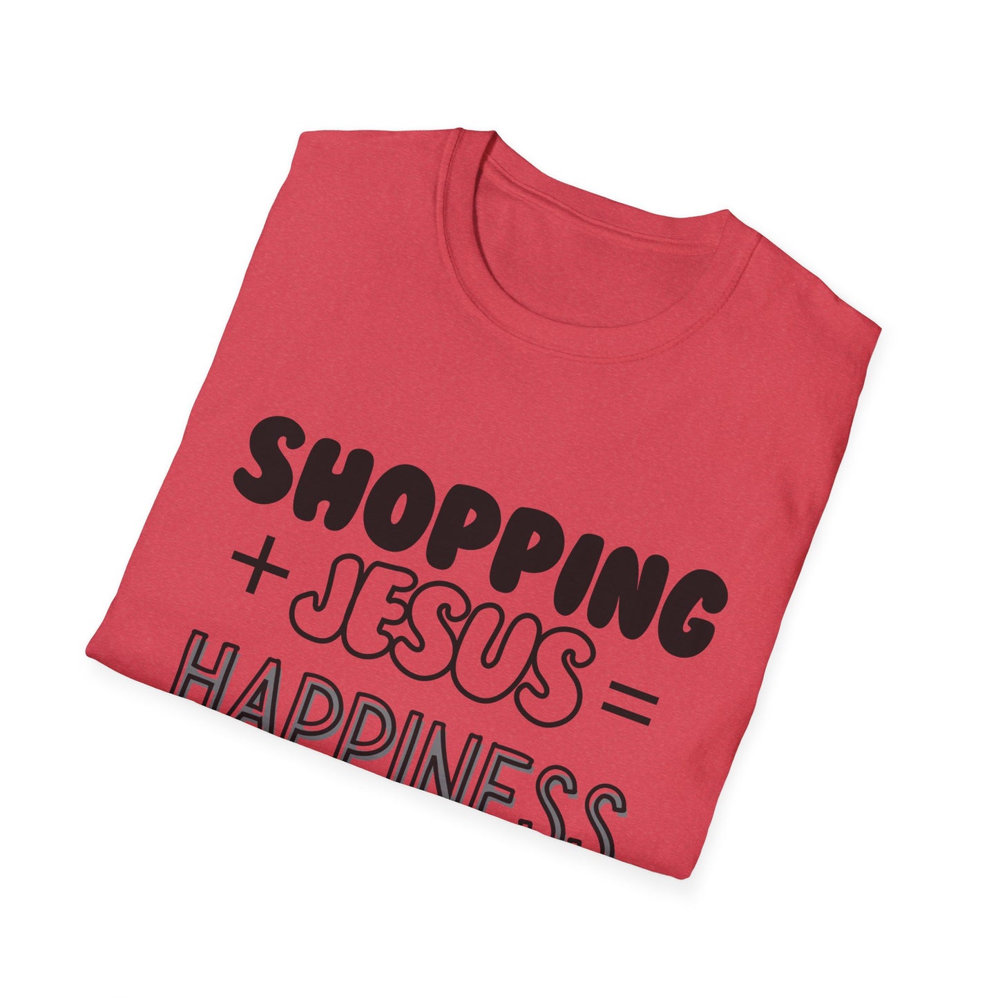Shopping -Happiness - Softstyle T-Shirt