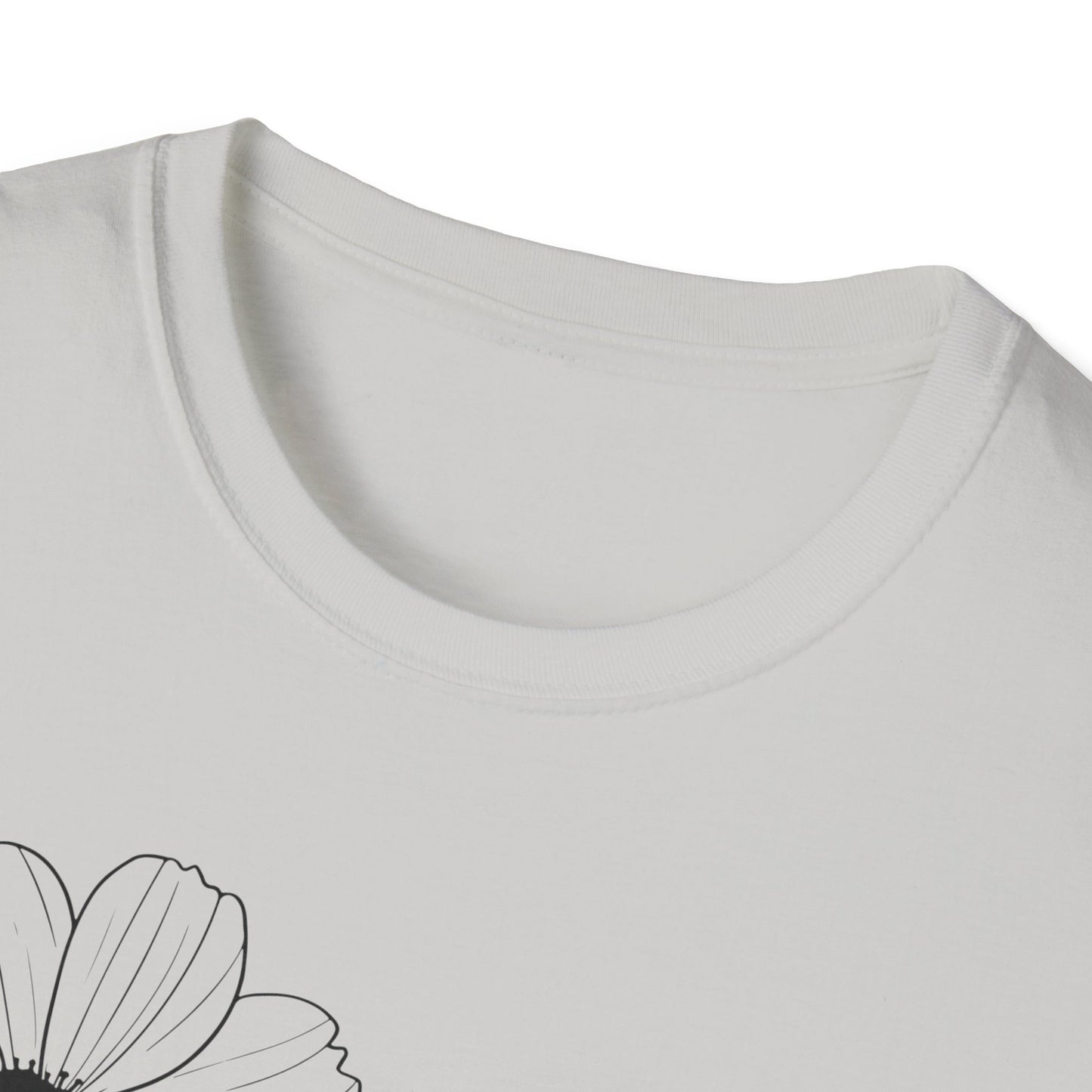 I Love My Church - Floral Single Flower - Softstyle T-Shirt
