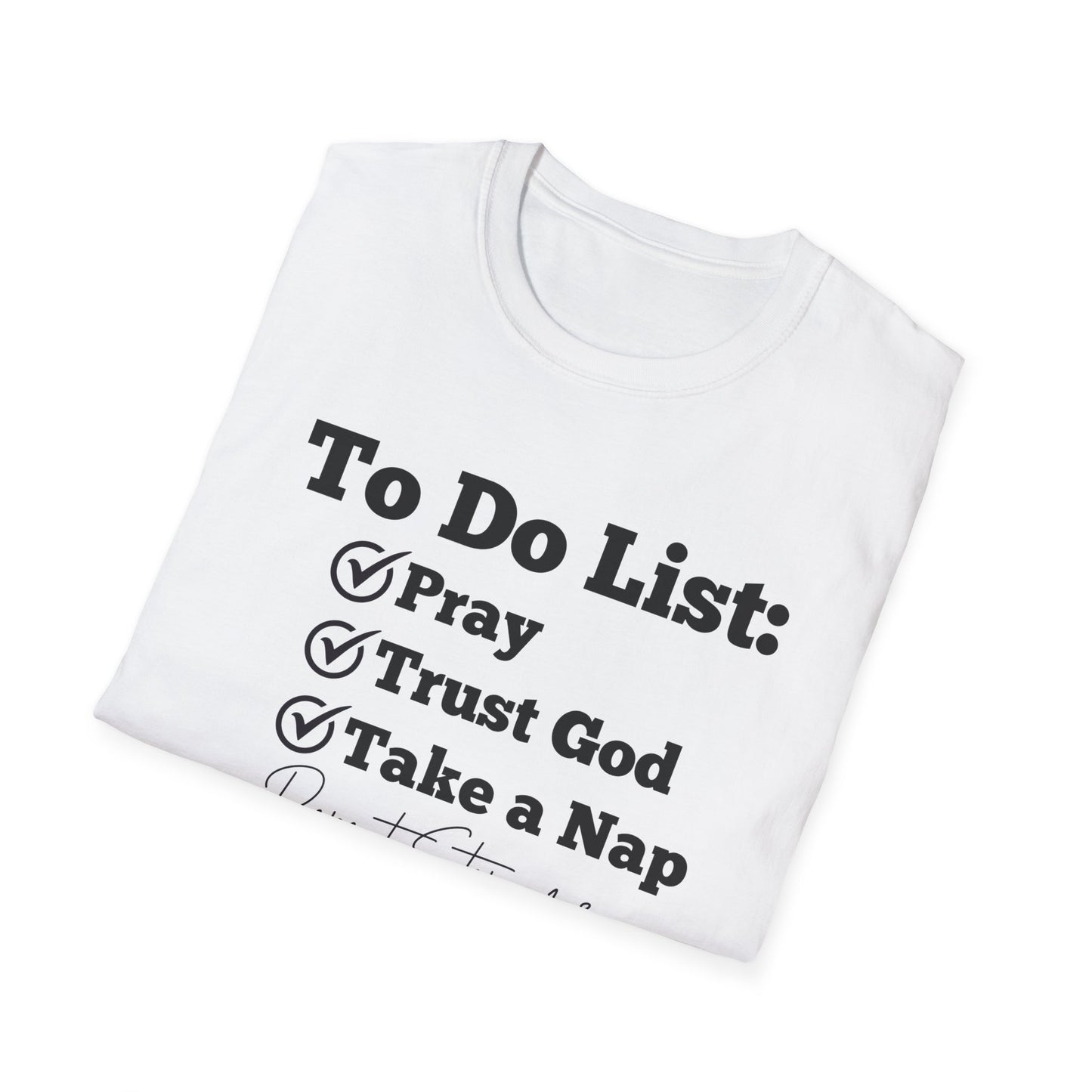 Napping -To Do List- Softstyle T-Shirt