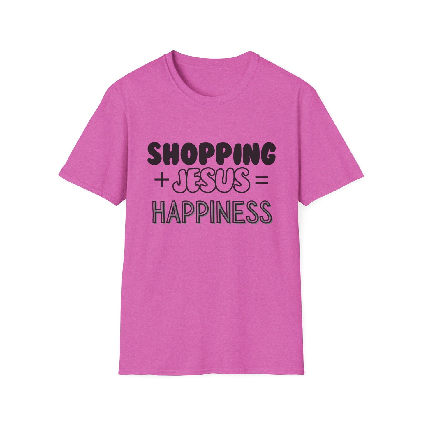 Shopping -Happiness - Softstyle T-Shirt