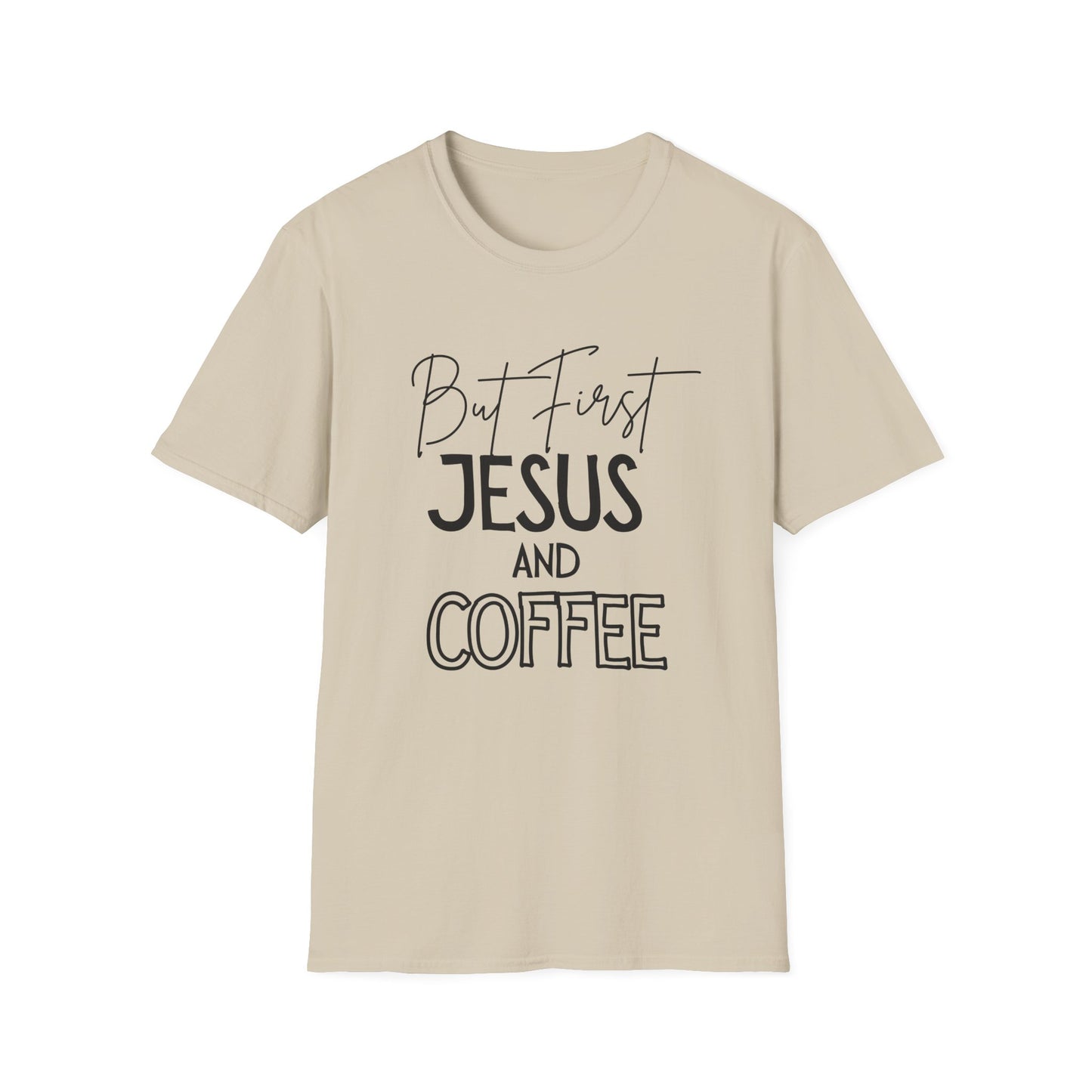 Coffee Lovers - But First - Softstyle T-Shirt
