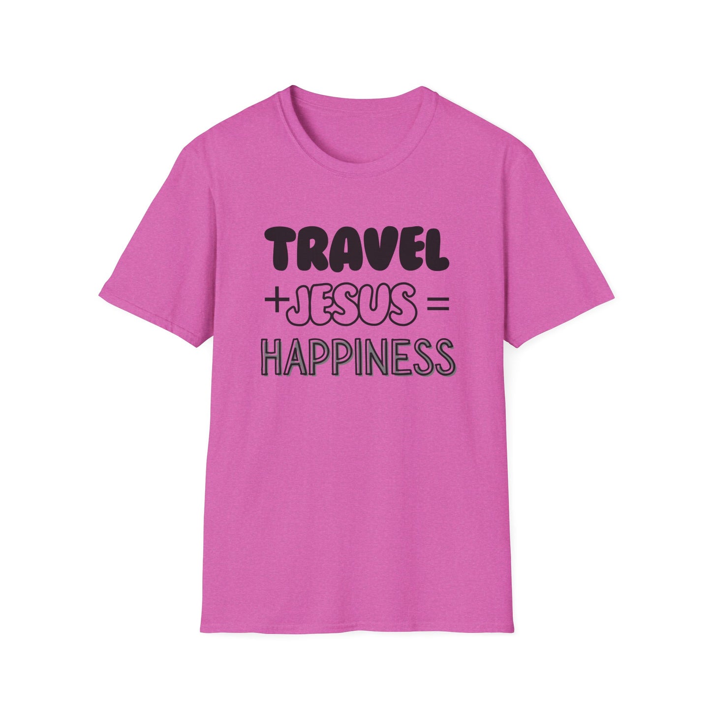 Travel -Happiness - Softstyle T-Shirt