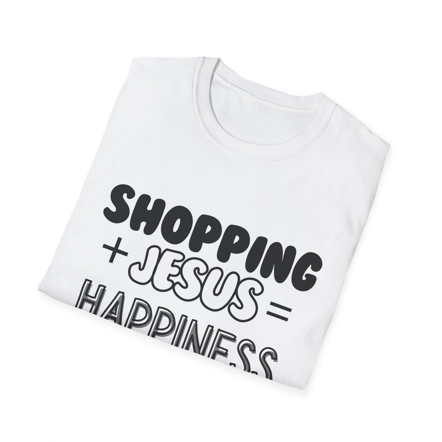 Shopping -Happiness - Softstyle T-Shirt