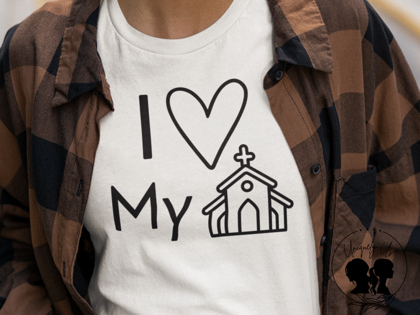 I Love My Church - Emoji - Softstyle T-Shirt