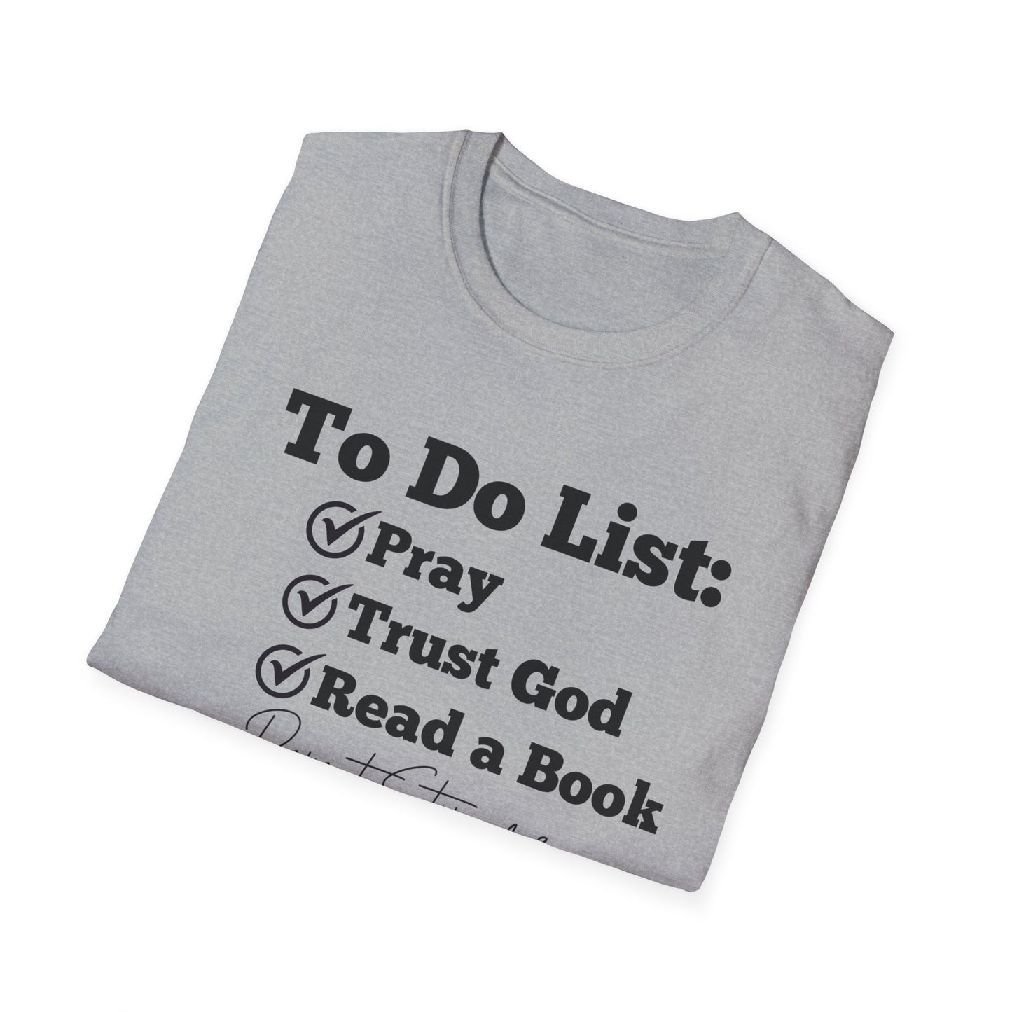 Reading -To Do List - Softstyle T-Shirt