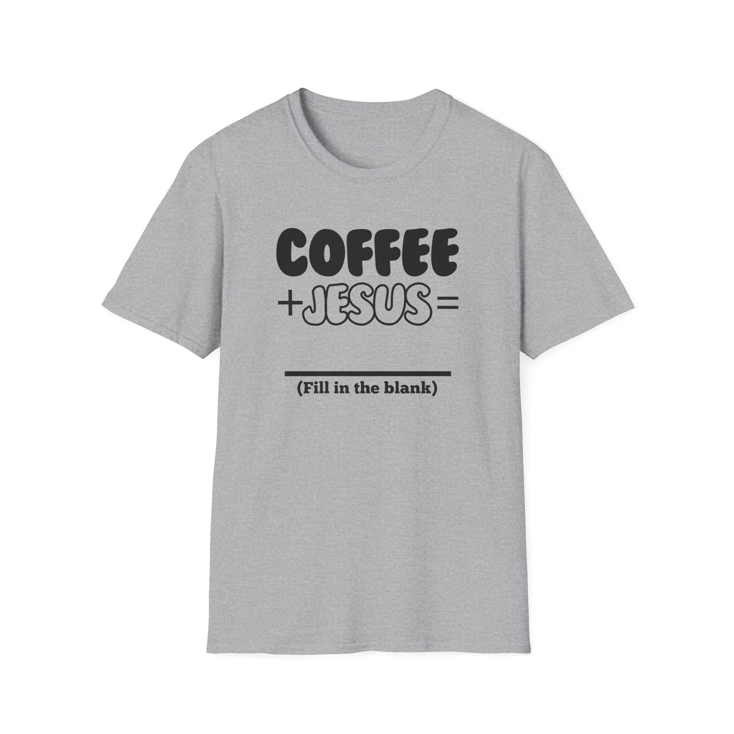 Coffee Lovers - Fill in the Blank - Softstyle T-Shirt