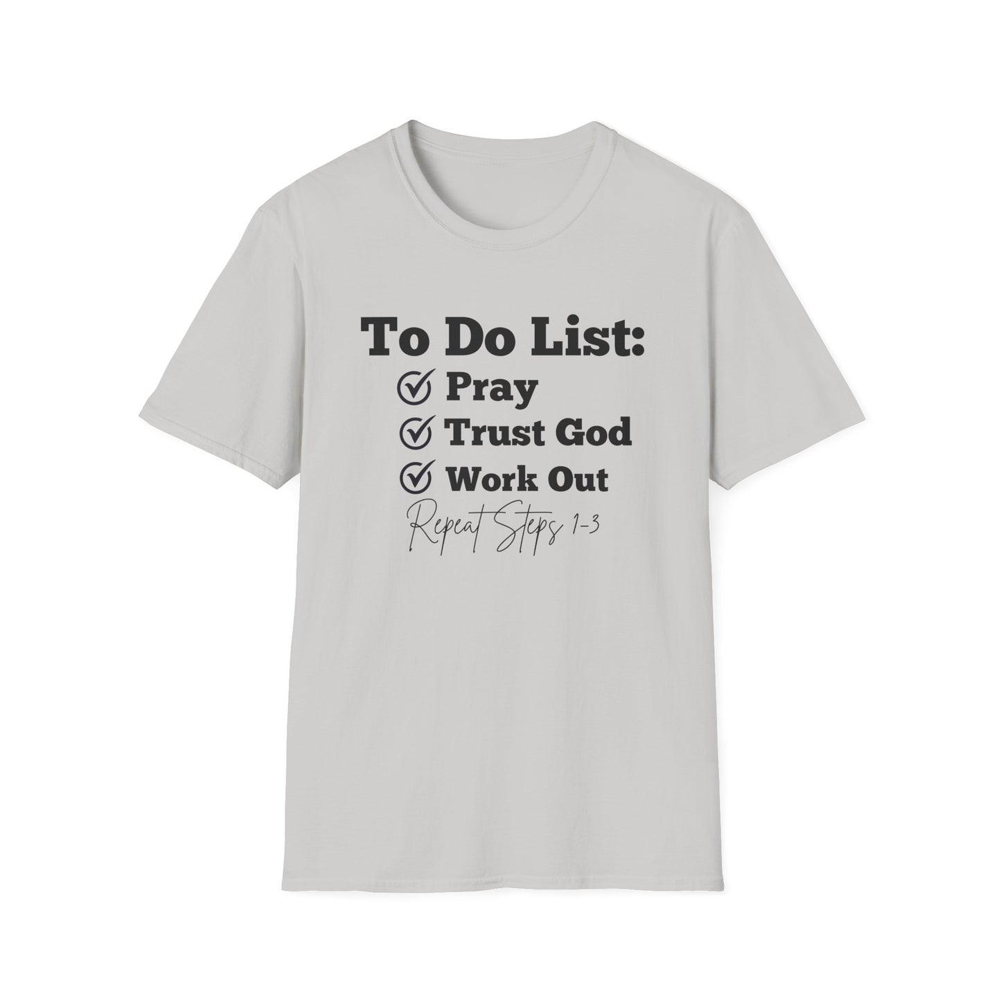 Fitness - To Do List - Softstyle T-Shirt