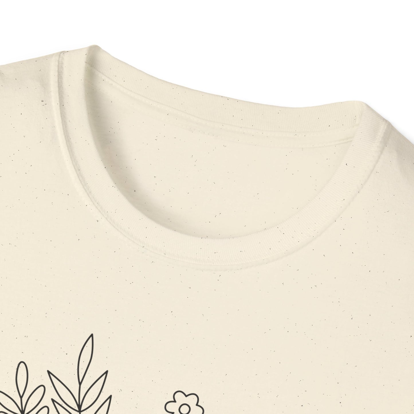 I Love My Church - Floral Design - Softstyle T-Shirt