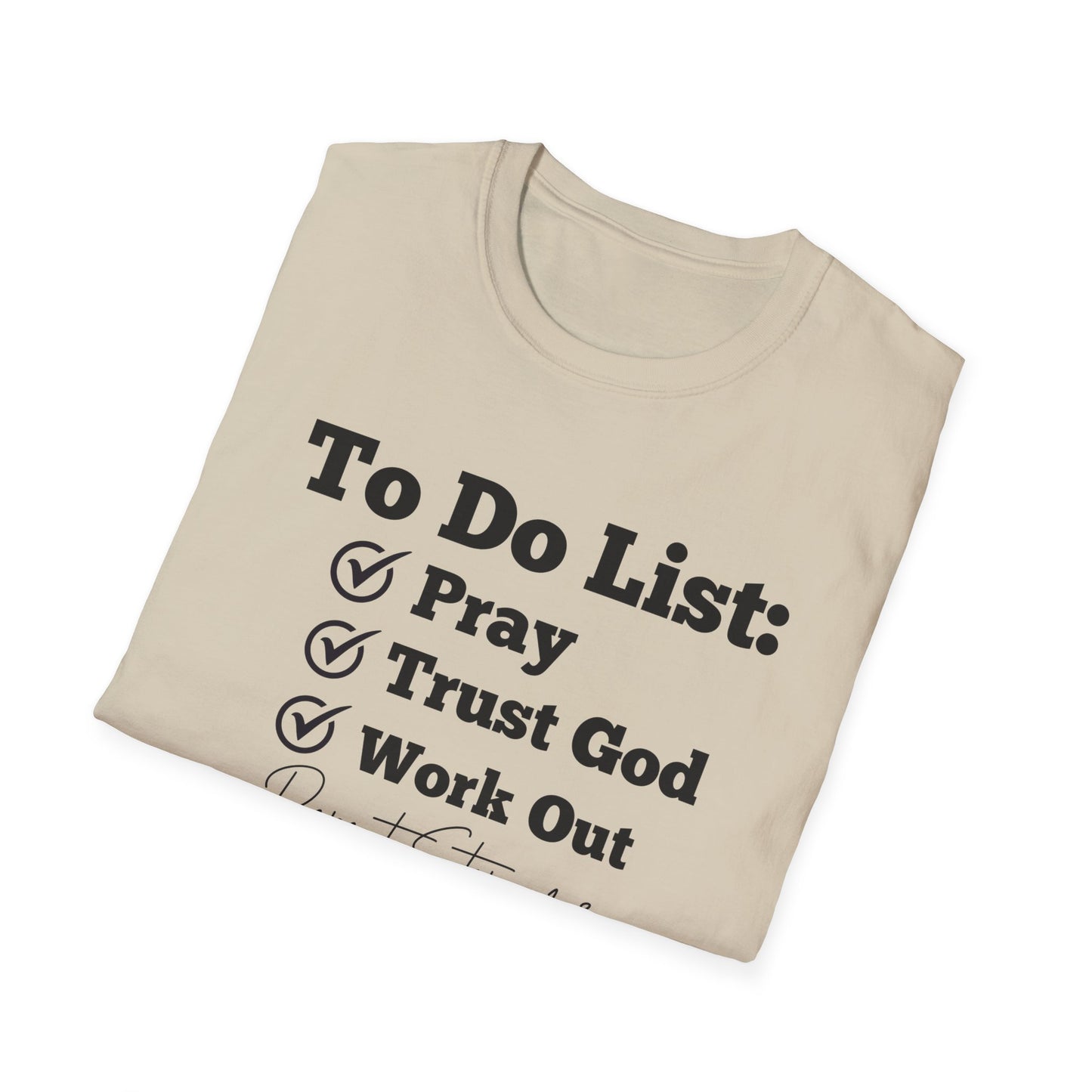 Fitness - To Do List - Softstyle T-Shirt