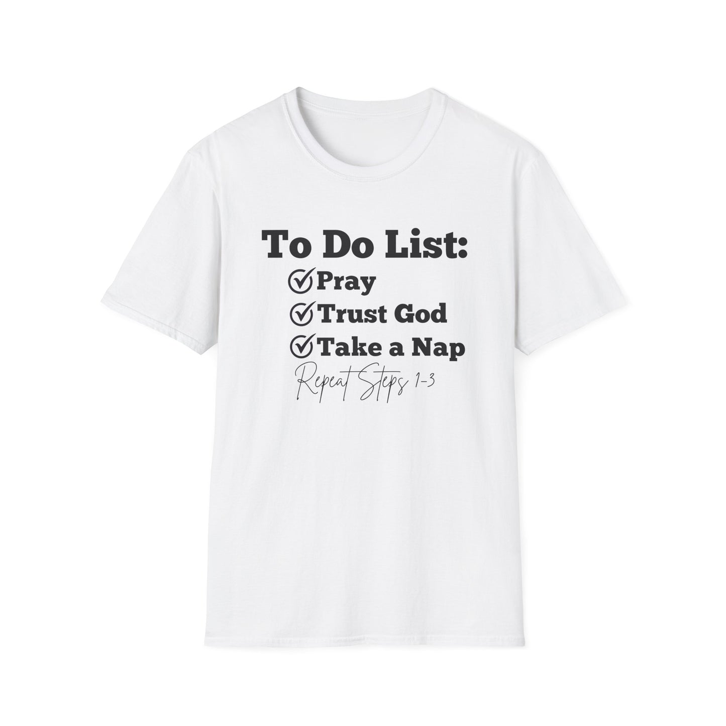 Napping -To Do List- Softstyle T-Shirt
