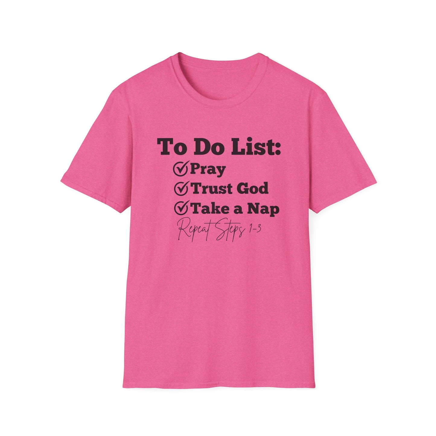 Napping -To Do List- Softstyle T-Shirt