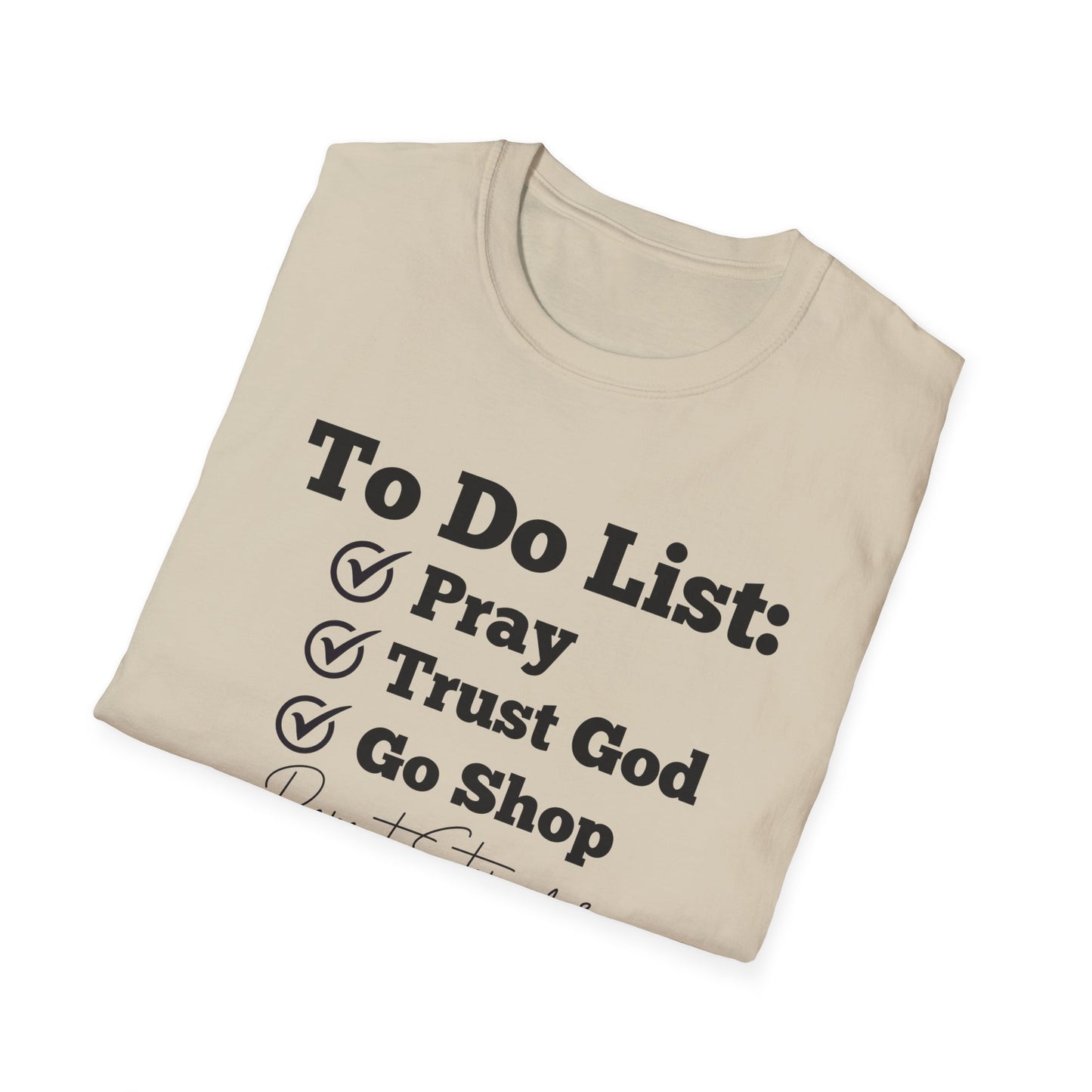 Shopping - To Do List- Softstyle T-Shirt