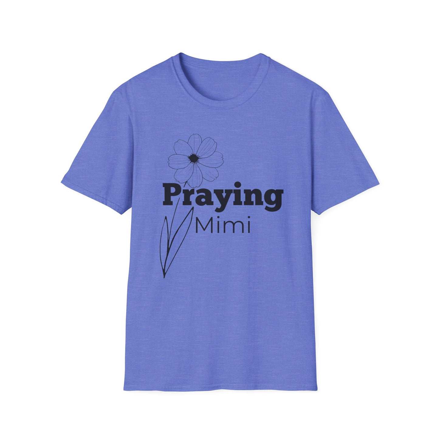 Praying Mimi -Floral Design - Softstyle T-Shirt