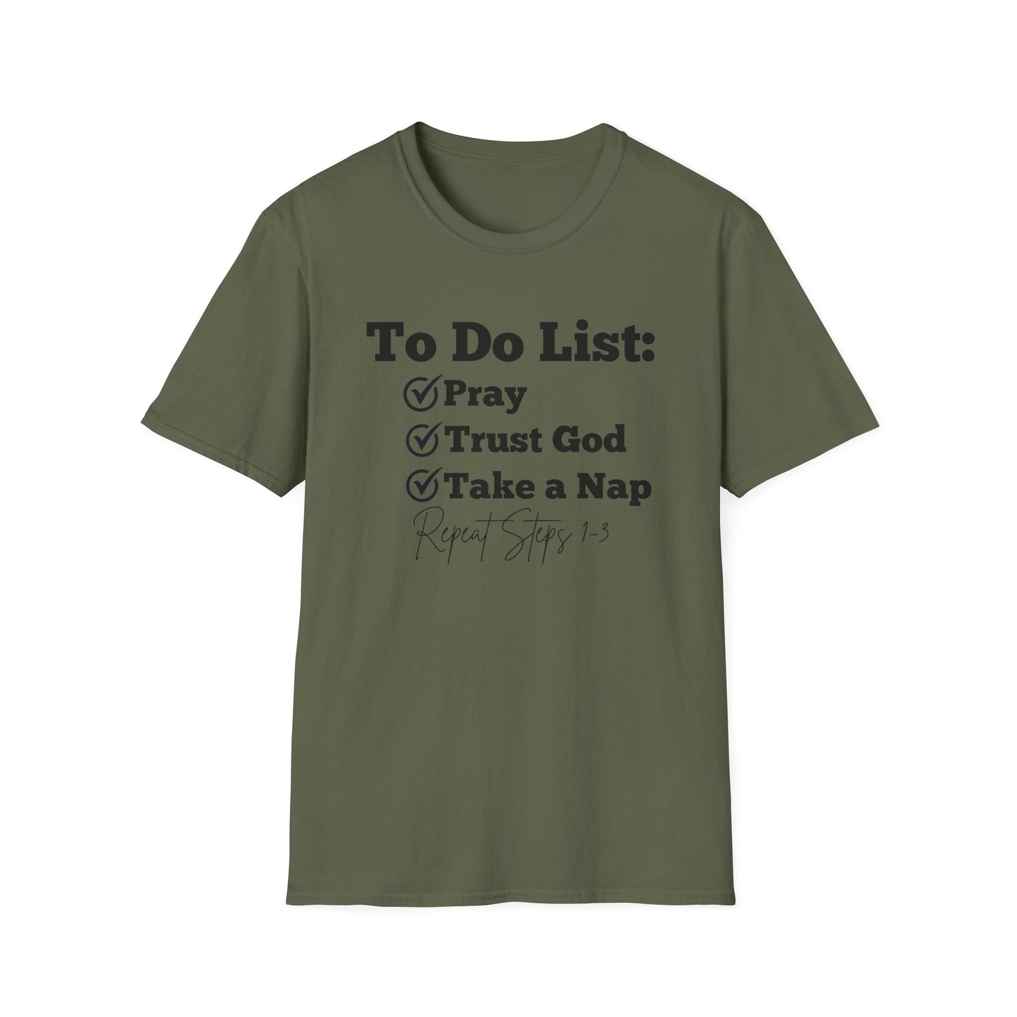 Napping -To Do List- Softstyle T-Shirt