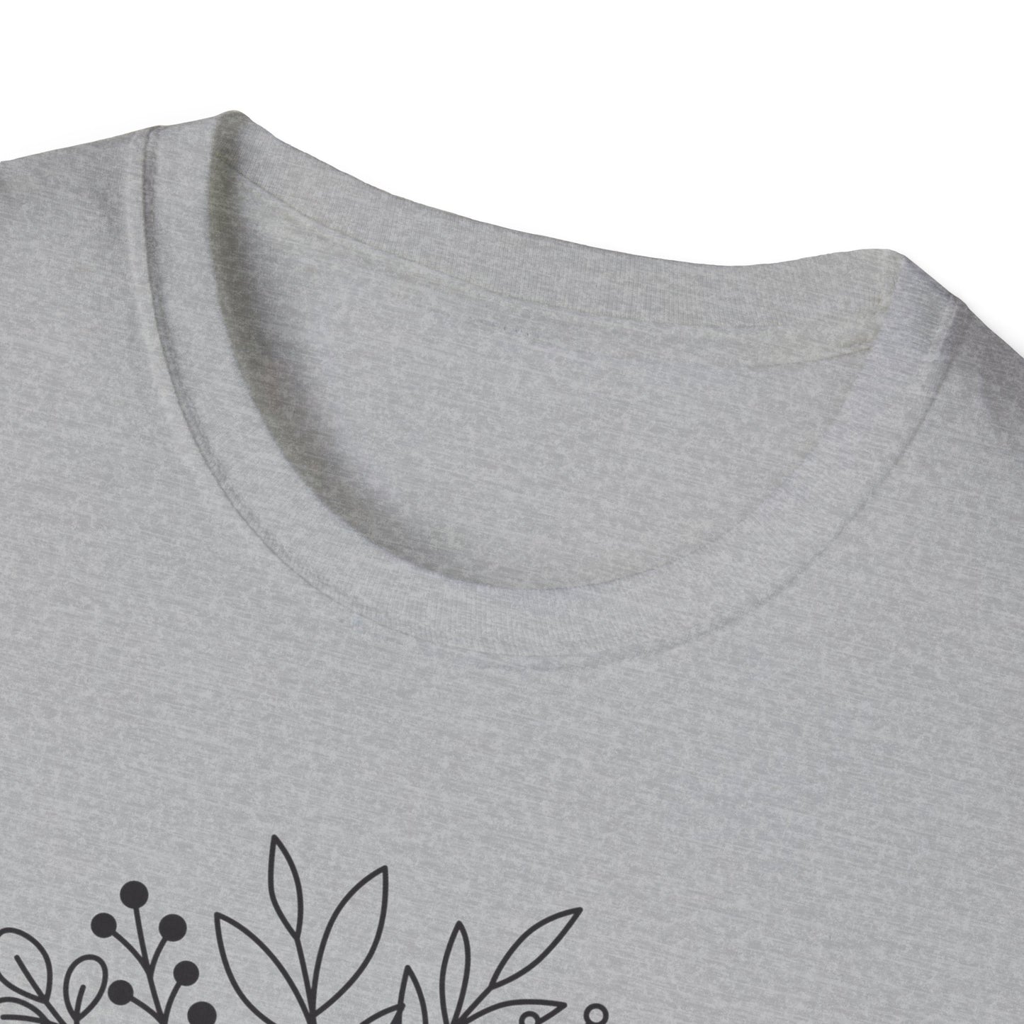 I Love My Church - Floral Design  - Softstyle T-Shirt