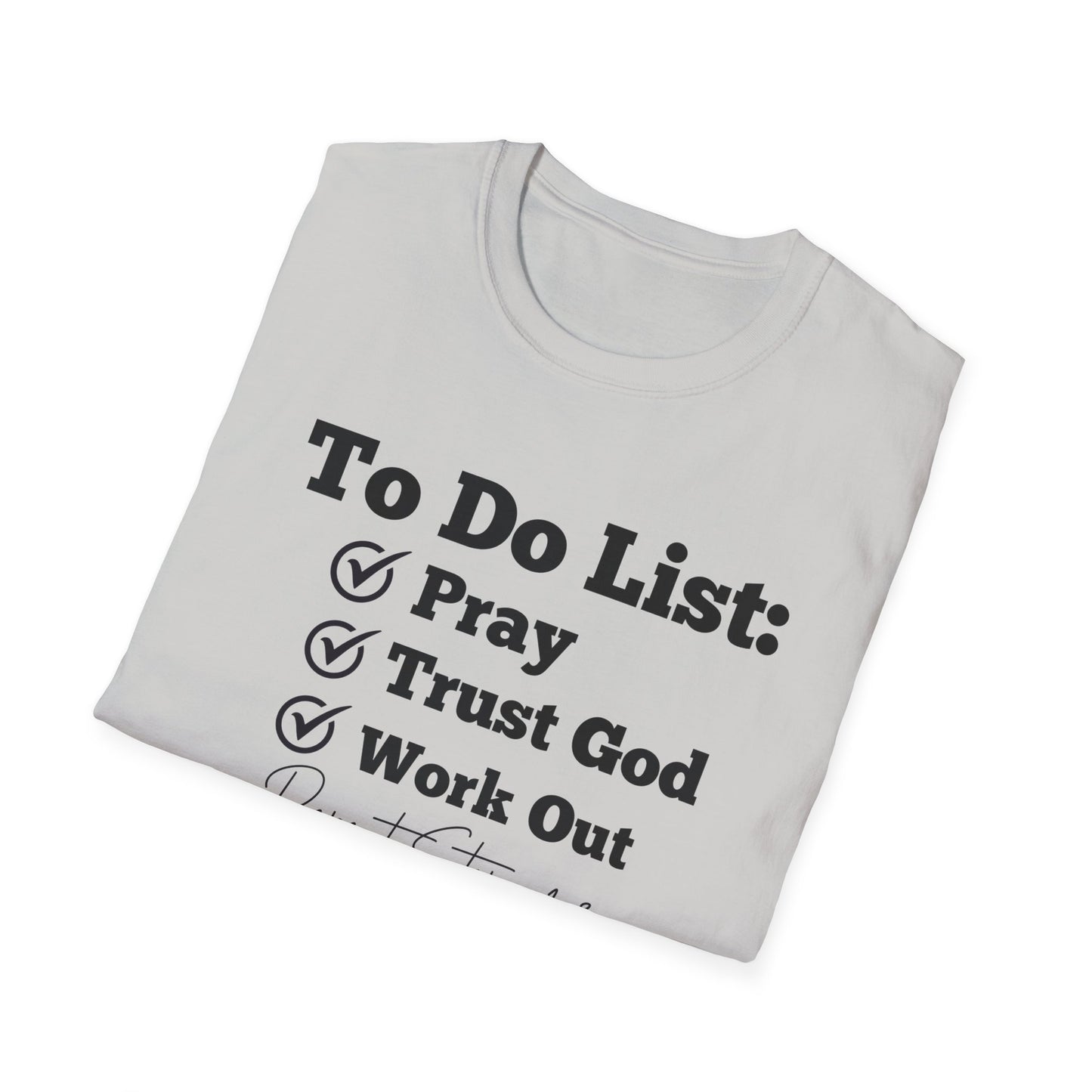 Fitness - To Do List - Softstyle T-Shirt