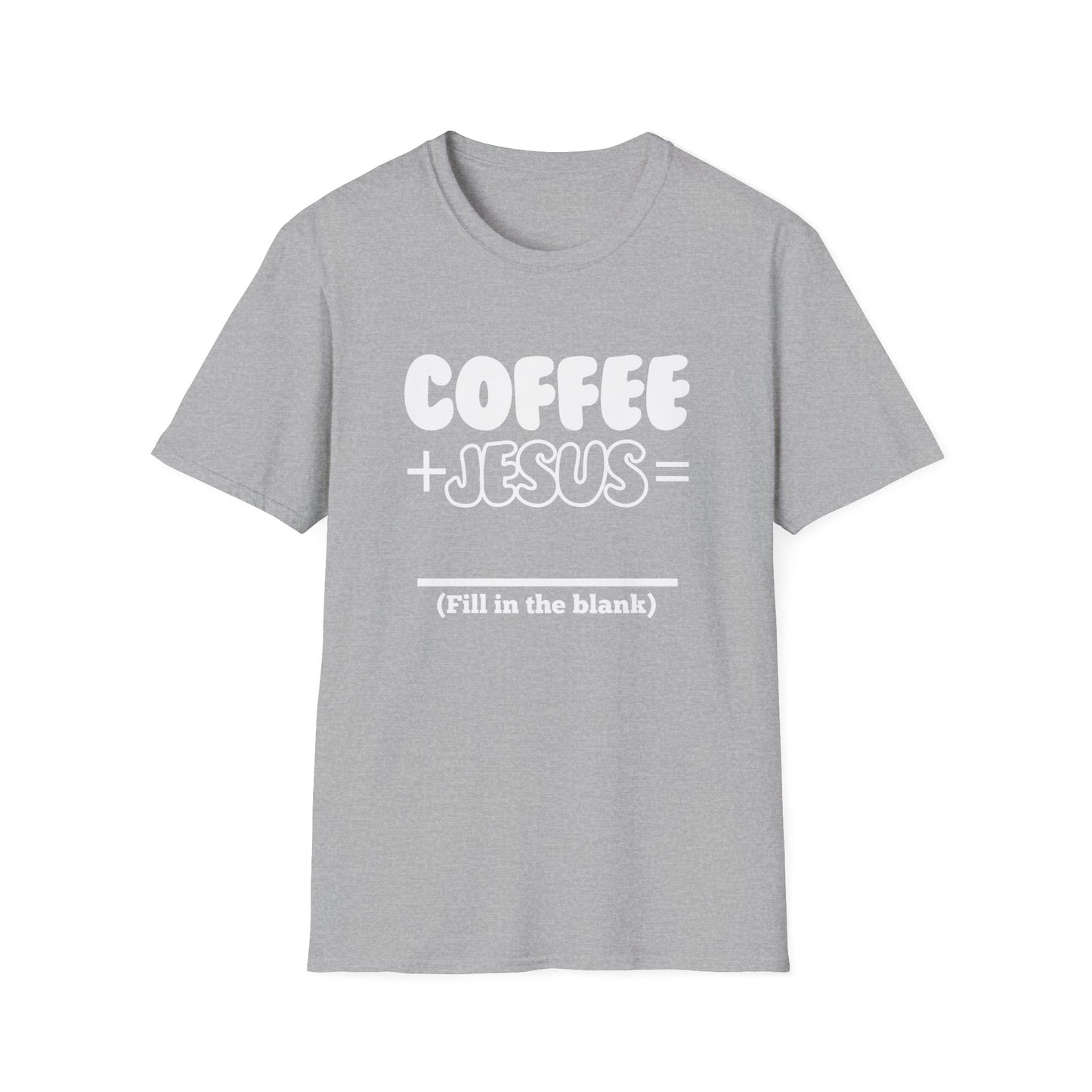 Coffee Lovers - Fill in the Blank - Softstyle T-Shirt