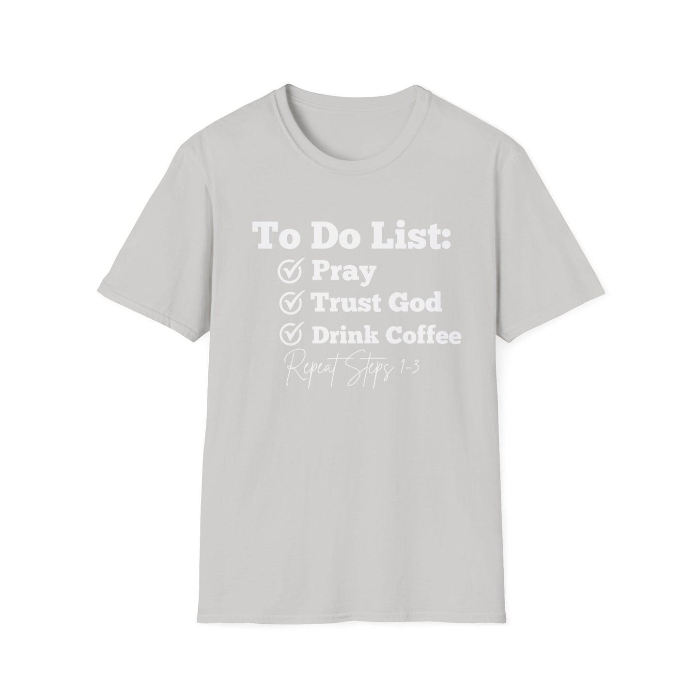 Coffee Lovers - To Do List - Softstyle T-Shirt