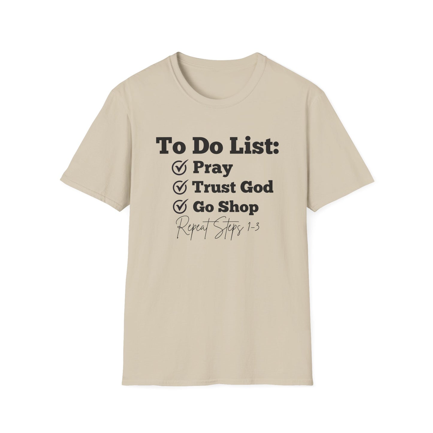 Shopping - To Do List- Softstyle T-Shirt