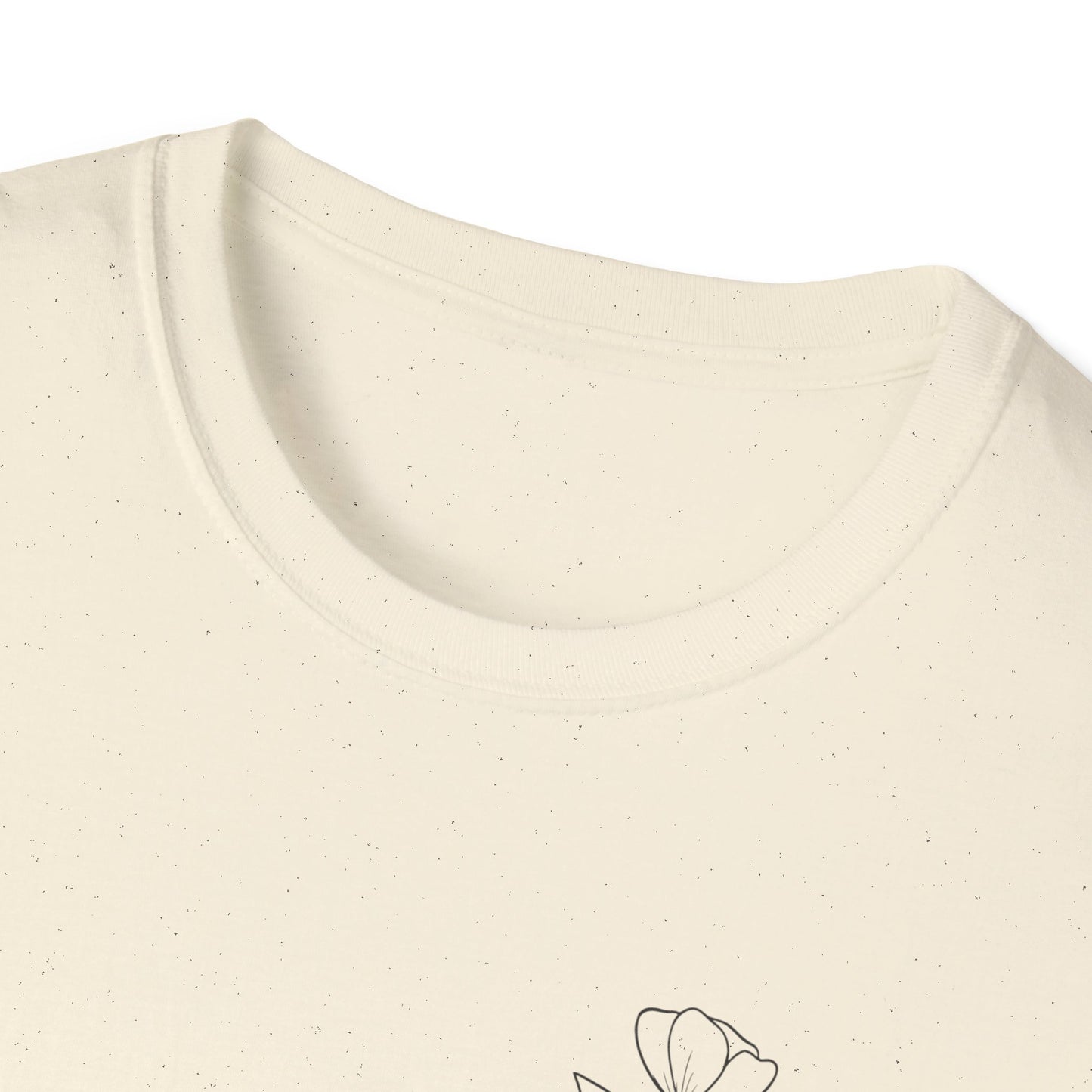 I Love My Church - Floral right side - Softstyle T-Shirt