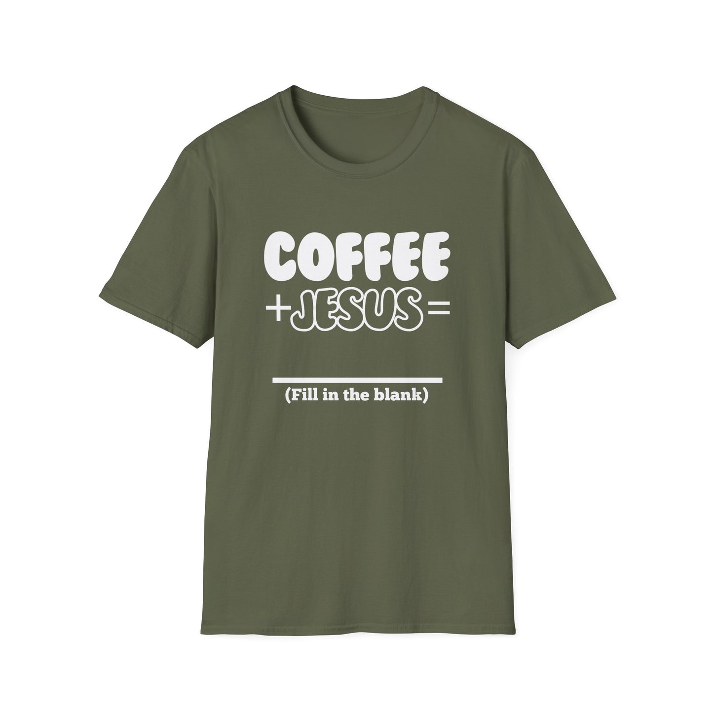 Coffee Lovers - Fill in the Blank - Softstyle T-Shirt