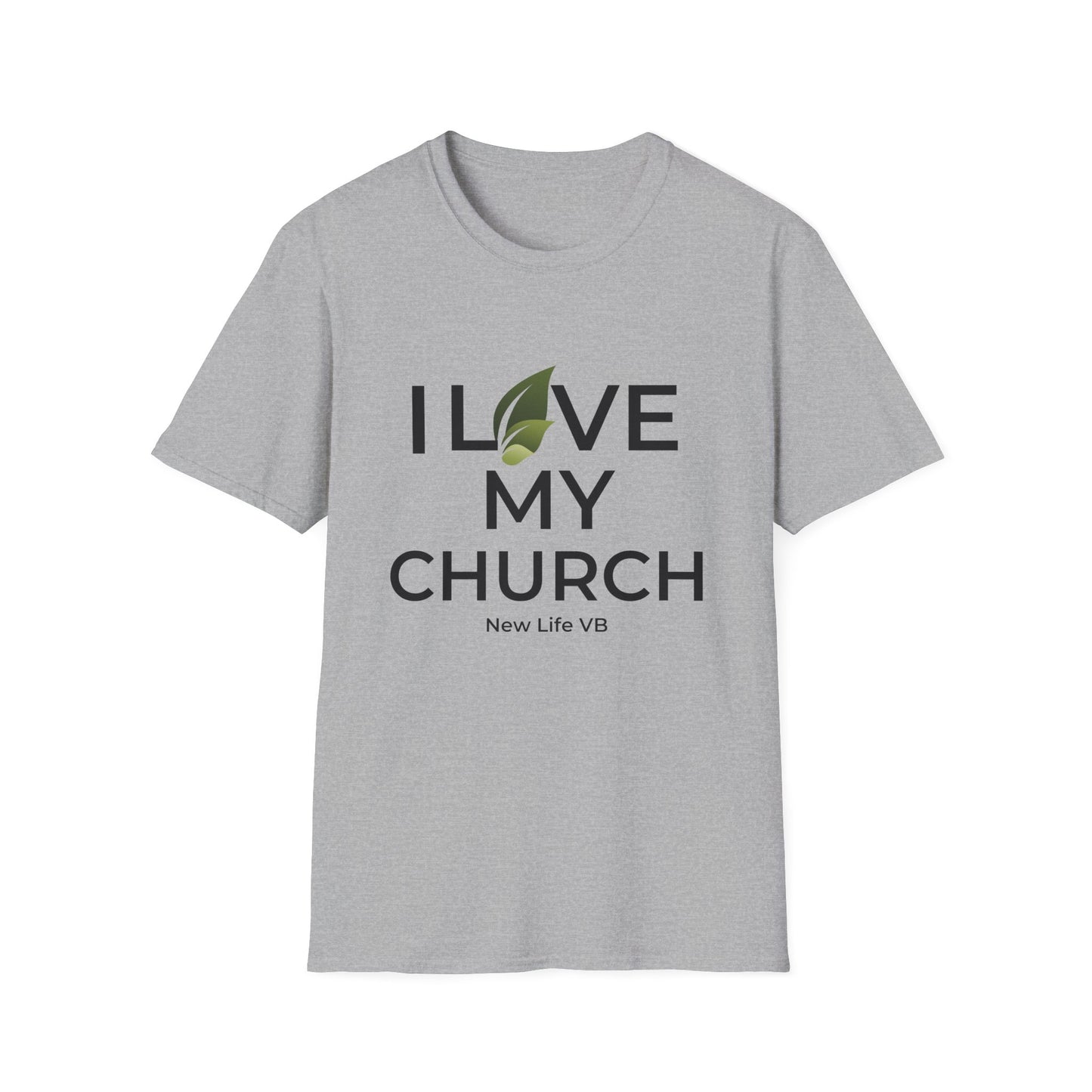 Adult I Love My Church - Softstyle  - White Shirt