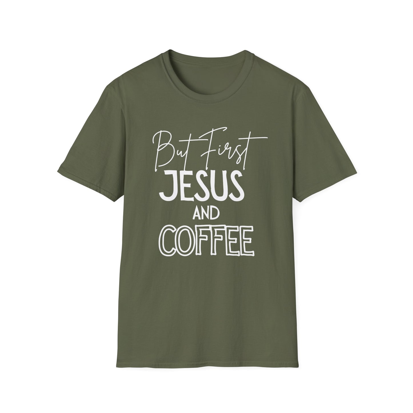 Coffee Lovers - But First - Softstyle T-Shirt