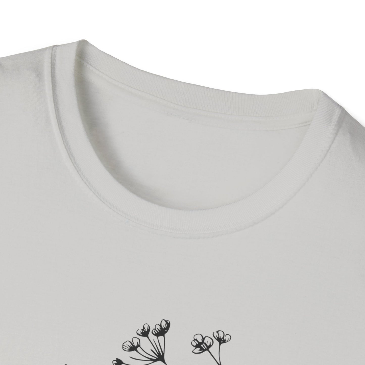 I Love My Church - Floral Design Top - Softstyle T-Shirt