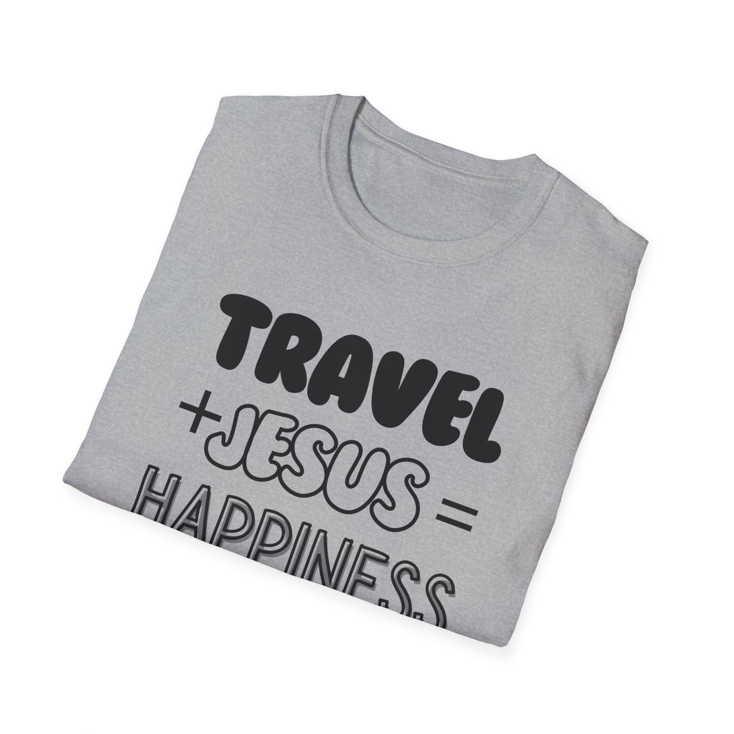 Travel -Happiness - Softstyle T-Shirt